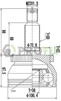 Шрус PROFIT 2710-1735