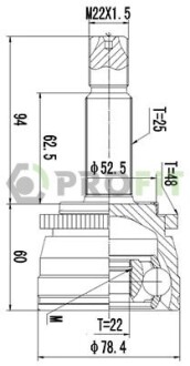 Шрус PROFIT 2710-3032