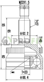 Шрус PROFIT 2710-3034