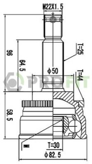 Шрус PROFIT 2710-3065