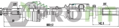 Полуось PROFIT 2730-0864