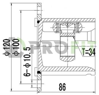 Шрус PROFIT 2810-2032