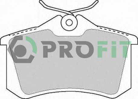 Колодки гальмівні дискові PROFIT 5000-1083 (фото 1)