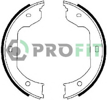 Тормозные колодки барабанные PROFIT 5001-0668