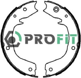 Тормозные колодки барабанные PROFIT 5001-4027