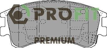 Колодки гальмівні дискові PROFIT 5005-1619 (фото 1)