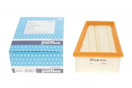 Фильтр воздуха clio ii, kangoo, laguna, megane, megane ii 1,4 1,6 1,8 2,0 16v (a1027) Purflux A1231