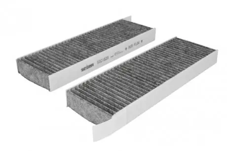 Фильтр салона, угольный, 2шт. Purflux AHC261-2