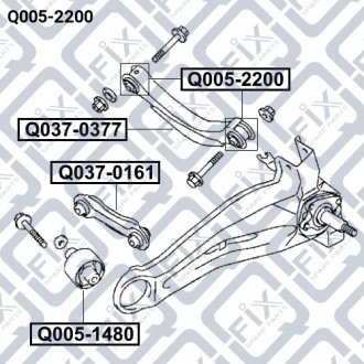 Сайлентблок Q-FIX Q0052200