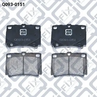 Тормозные колодки Q-FIX Q0930151