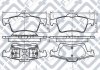 Комплект гальмівних колодок задніх Q-FIX Q0930883 (фото 3)