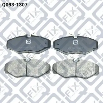 Колодки тормозные передние Q-FIX Q0931307