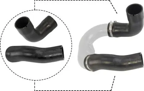 Патрубок интеркулера Doblo/Combo 1.6D/2.0D Multijet 10- Л. Rapro R11535K