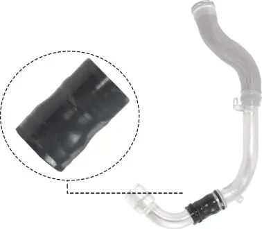 Патрубок интеркулера Megane 1.5 dCi 06- Rapro R12539