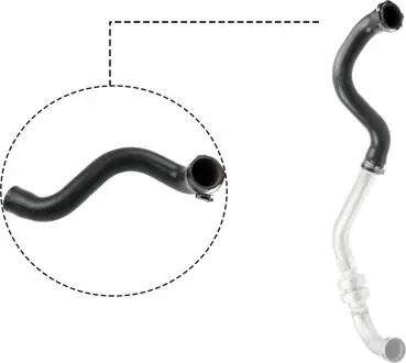 Патрубок интеркулера Megane II 1.5dCi 03- Rapro R12622