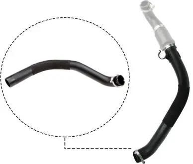 Патрубок інтеркулера Transit 2.2 TDCi V347 06- (довгий) Rapro R16231