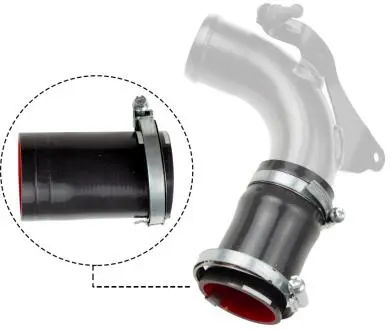 Патрубок интеркулера Mondeo IV/V/Focus III/Fiesta VI/VII 1.5/1.6TDCI 10- Rapro R16383