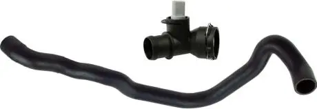 Патрубок радіатора (к-кт) Caddy III/Golf V/Passat 1.9TDI 04-10 (нижній) Rapro R25435K