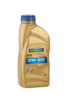 Масло моторное ECS 0W-20 (ПАО) 1L RAVENOL 1111102-001