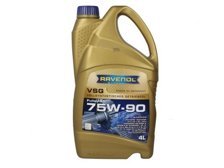 Масло трансмиссионное VSG 75W-90 GL-4/GL-5 (4L) RAVENOL 1221101-004