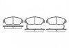 Тормозные колодки honda accord передние REMSA 0406.02 (фото 1)