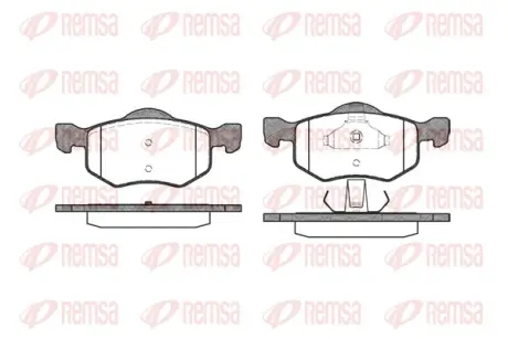 MAZDA гальмівні колодки передн.Tribute, Ford Maverick 01- REMSA 0802.00