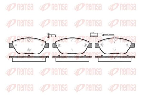 Колодки гальмівні дискові REMSA 0859.01