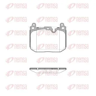 BMW Колодки гальмівні передні X1/F48 REMSA 1491.20