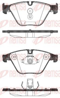 BMW колодки гальм. передн. 5 Touring (F11) 535 i 10-17 REMSA 1496.00