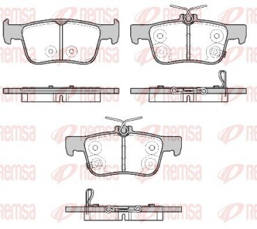 Тормозные колодки REMSA 1551.20