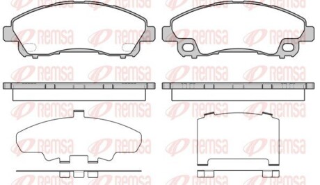 Колодки гальмівні REMSA 1645.00