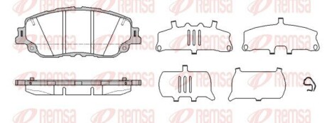 Колодки гальмівні REMSA 1787.10