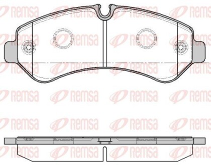 Тормозные колодки REMSA 1866.00