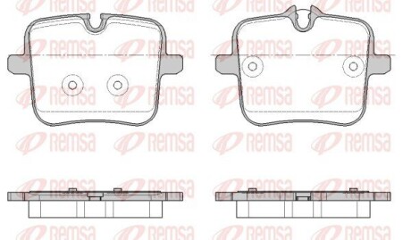 BMW Гальмівні колодки задн. 5 (G30, F90) M5 17-23, X6 (G06, F96) M 19-23 REMSA 1954.00