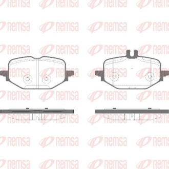 DB Колодки гальмівні задні W206, S206 REMSA 1972.00 (фото 1)