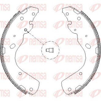 FORD гальм колодки задн. RANGER 2.5 TD 02-06, MAZDA B-SERIE 2.5 D 02-06 REMSA 4175.00