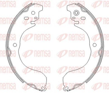 Колодки гальмівні барабанні REMSA 4265.01