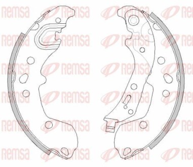 SEAT Колодки гальмівні барабанні IBIZA V 17-, VW REMSA 4498.00 (фото 1)