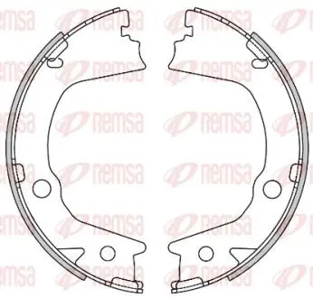 Тормозные колодки барабанные REMSA 4602.00