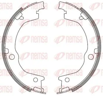 Колодки гальмівні барабанні REMSA 4644.00