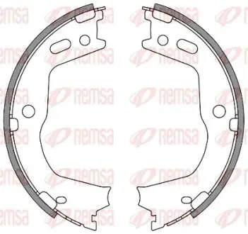 Колодки гальмівні барабанні REMSA 4666.00