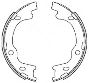 Тормозные колодки барабанные REMSA 4699.00