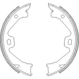 ROVER Колодки гальмівні барабанні задні 75 2.0 CDTi 03-05 REMSA 4704.00