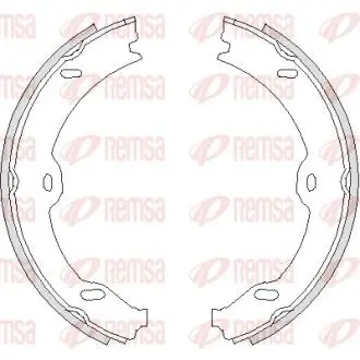 Тормозные колодки барабанные REMSA 4708.00