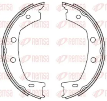 LAND ROVER колодки гальм. задні Freelander 06- REMSA 4755.00