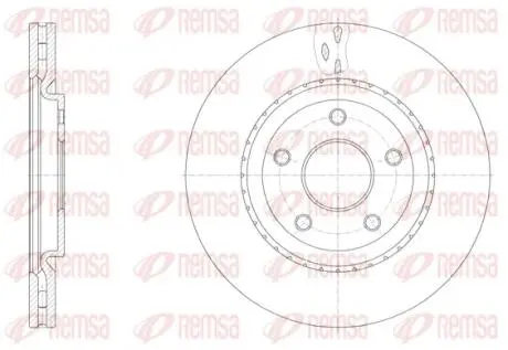 Диск тормозной REMSA 61515.10