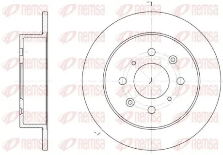 Диск тормозной REMSA 6521.00