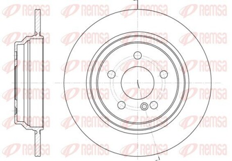 Диск тормозной REMSA 6864.00