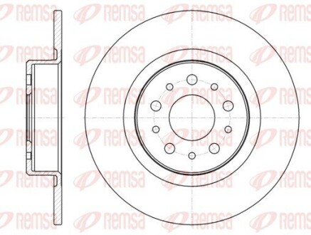 FIAT диск гальмівний задн. Alfa Romeo 156 REMSA 6968.00