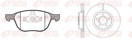 Комплект тормозных дисков и колодок REMSA 81082.01 (фото 1)
